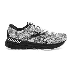 Brooks Adrenaline GTS 21 Road Running Shoes - Womens, White/Grey/Black | IE-WFZ301749